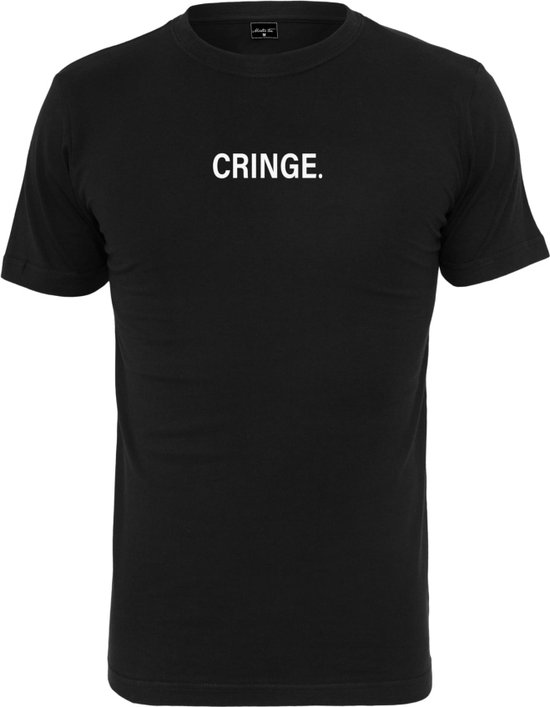 Mister Tee - Cringe Heren T-shirt - S - Zwart