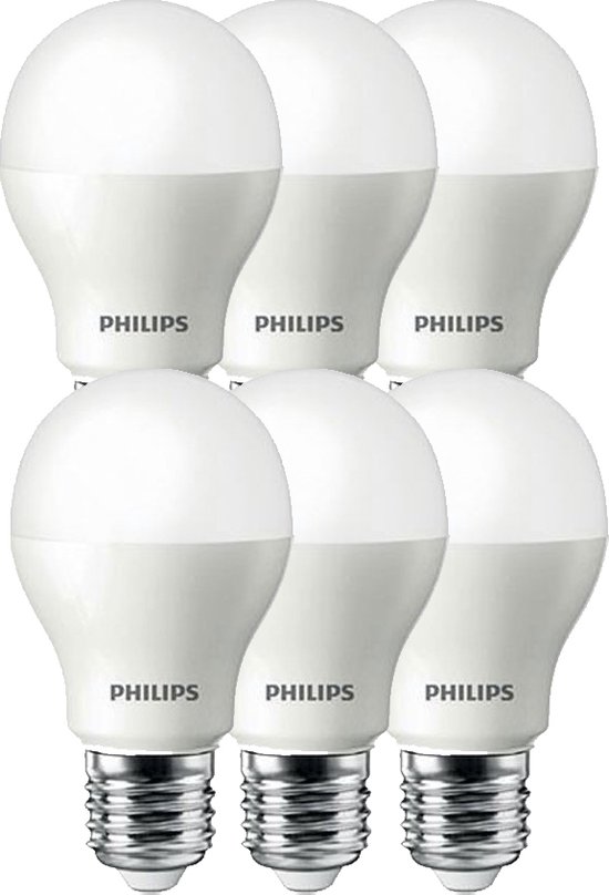 Philips CorePro LEDbulb A60 E27 4W 3000K 350lm 230V - Warm Wit - Per doos á 6 stuks