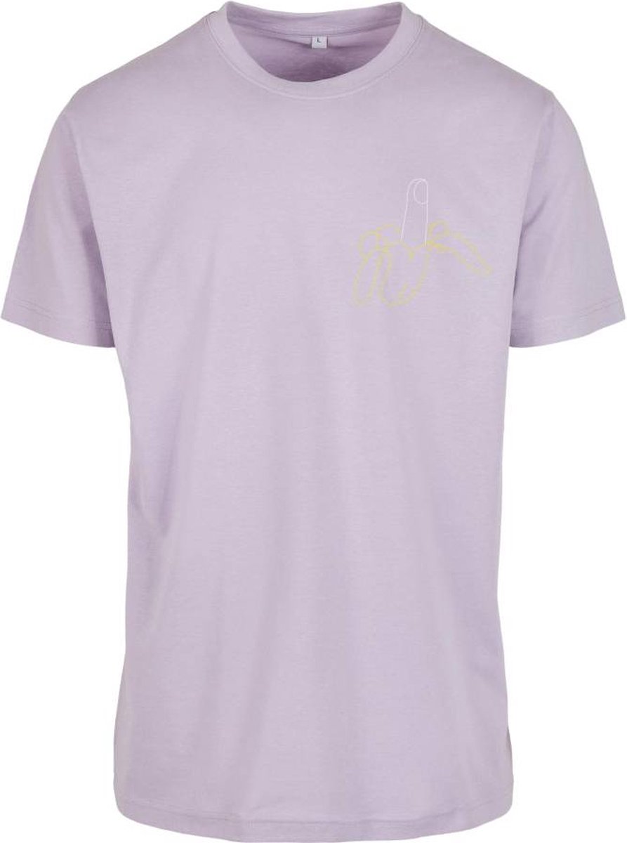 Mister Tee Rude Banana Heren T-shirt XS Pastelpaars