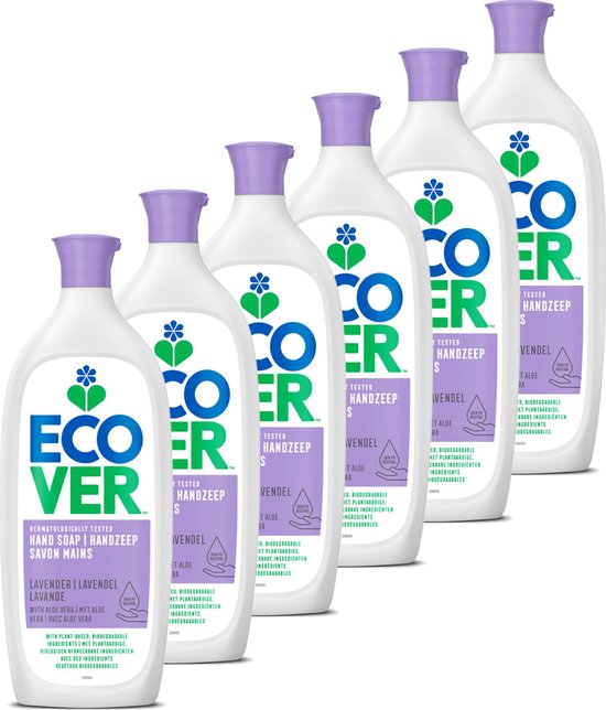 Ecover Handzeep Voordeelverpakking 6 x 1L | Verzorgend & Ecologisch