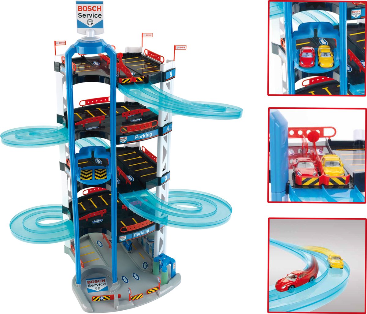 Klein Toys - Bosch mini speelgoed parkeergarage - autogarage - speelgoedgarage - vijf verdiepingen — afbeelding 8