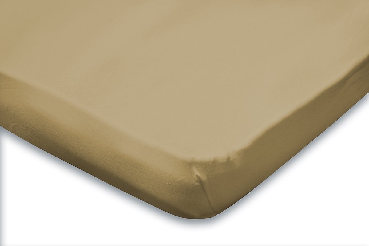 Eleganzzz Hoeslaken Topper Jersey Stretch Zand Hoeslaken 80 90x190 200cm Eenpersoons 100% Katoen Topper Hoeslakens