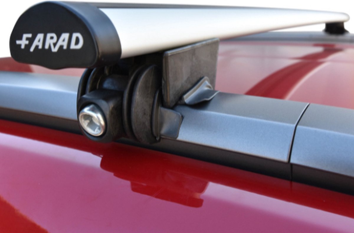 Dakdragers geschikt voor Volvo XC40 vanaf 2018 gesloten dakrailing – Aluminium –100kg laadvermogen – Merk Farad