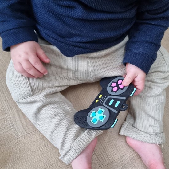 RubyC Bijtspeeltje Game Controller Zwart - Bijtring - Baby - Peuter ...