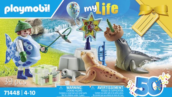 PLAYMOBIL Ma Life Nourrir les Animaux - 71448