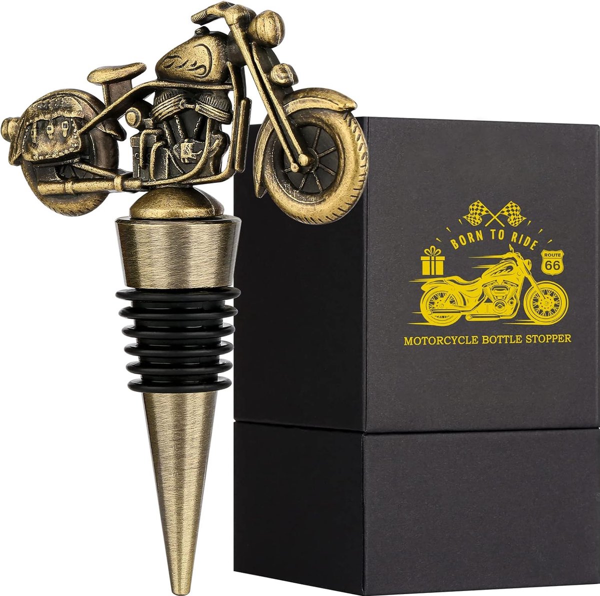 Motorfiets wijnfles dop, Valentijnsdag cadeau wine saver, wijn stopper voor wijnflessen, wijn accessoires, grappige wijn geschenken voor mannen vrouwen, vaderdag cadeau, motor geschenken