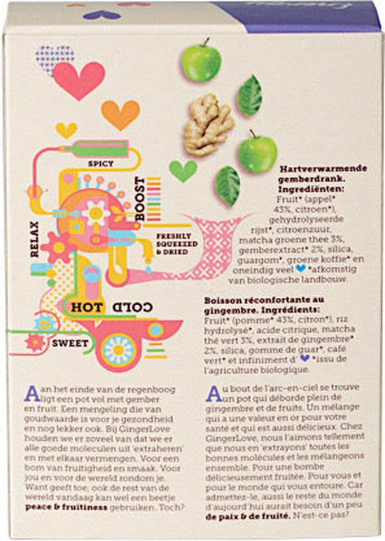 Gingerlove GingerLove Energy - Gemberthee met appel en groen koffie extract ...