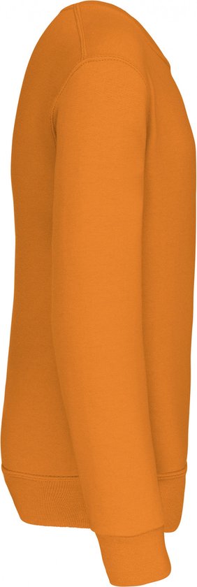 Sweatshirt Kind 10/12 Y (10/12 ans) Kariban Ronde hals Lange mouw Orange 80% Katoen, 20% Polyester