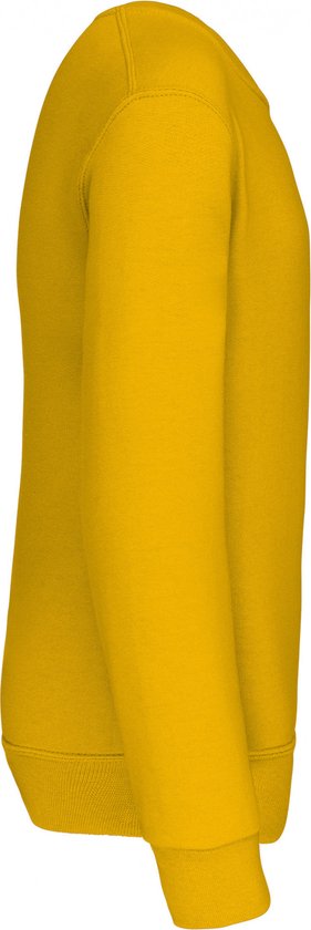 Sweatshirt Kind 12/14 Y (12/14 ans) Kariban Ronde hals Lange mouw Yellow 80% Katoen, 20% Polyester