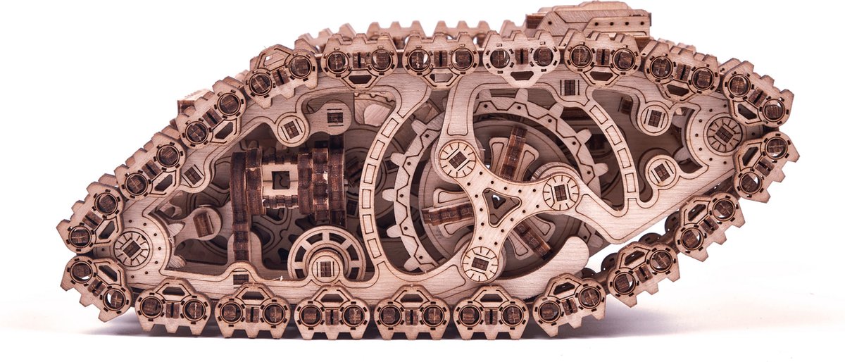 Wood Trick - Modelbouw 3D houten puzzel - Stoom tank - Steam tank (WDTK030) - 381 stuks - Geen lijm noch verf nodig! — afbeelding 13