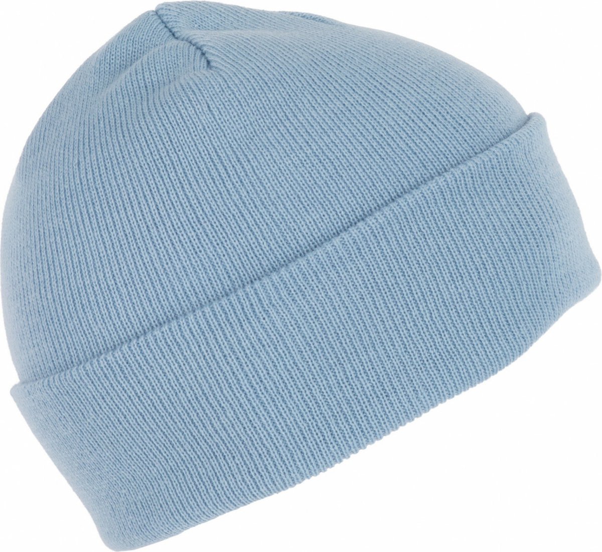 K-up Hats Wintermuts Beanie Yukon - lichtblauw - heren/dames - sterk/zacht/licht gebreid 100% Acryl - Dames/herenmuts