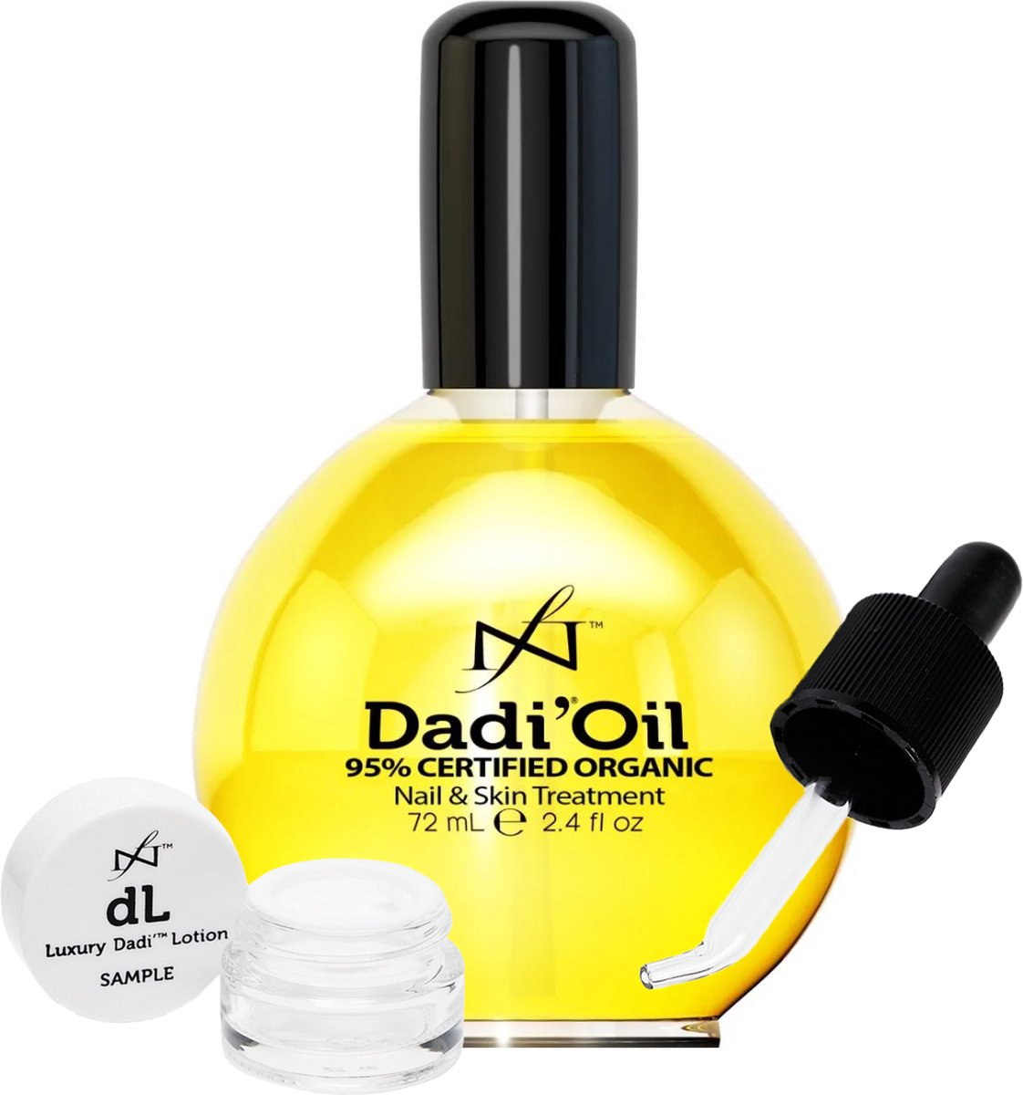 Famous Names DADI’ OIL - Verzorgende Olie - Nagelriem & Huid - 1X 72 ML - Inclusief Pipet en potje Luxury Dadi' Lotion