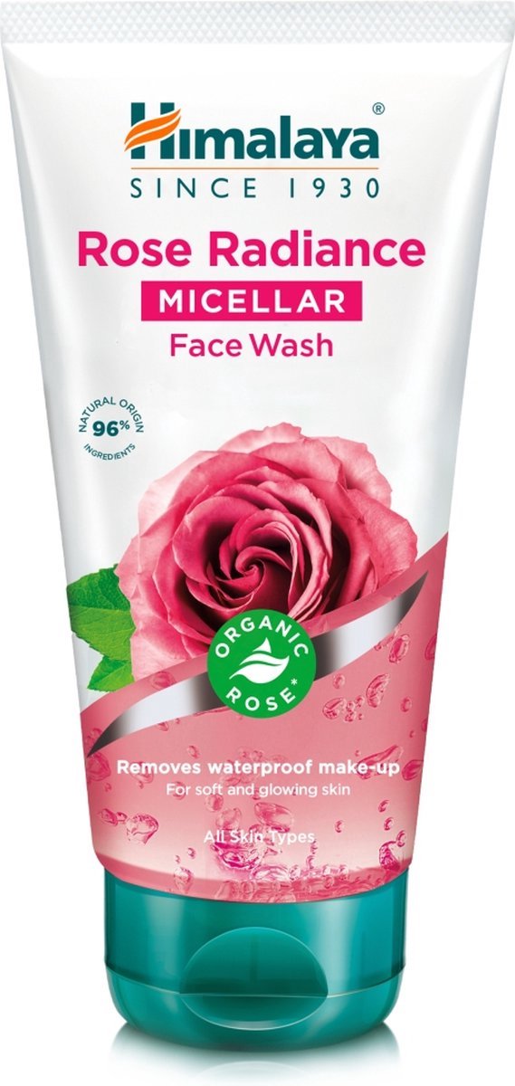 Himalaya Rose Radiance Micellar Face Wash Gel - 150ml - Gezichtsreiniging - Zeepvrij - Verwijdert Onzuiverheden en Waterproof Make Up