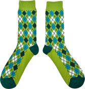 Groen geruite sokken - Maat 40 tot 46 - Golf sokken heren