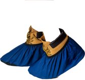 Sur-chaussures imperméables professionnels Scovvii | Taille 42-47 | Bleu marine | Fort | Antidérapant | Durable | couvre-chaussures