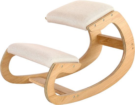 Ergonomische Kniestoel voor Gezonde Zithouding en Meditatie - Verstelbare Stoel met Orthopedisch Design - Comfortabele Rugleuning en Duurzame Constructie - In Hoogte Verstelbaar - Geschikt voor Dagelijks Gebruik en Yoga