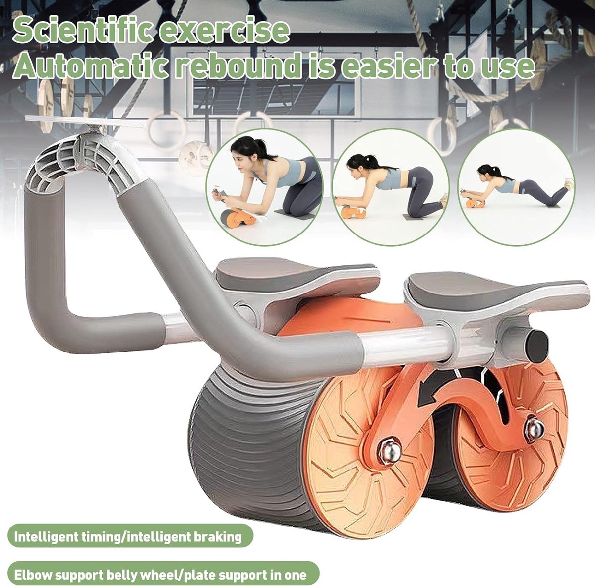 Workout AB Roller Wheel Geen lawaai Buikwiel Abdom... – Vicedeal