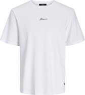 Jack & Jones T-shirt Jprblafranco Ss Tee Crew Neck 12175825 Bright White Mannen Maat - M