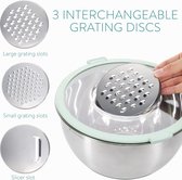 stainless steel salad bowls with airtight lid, 3pisc