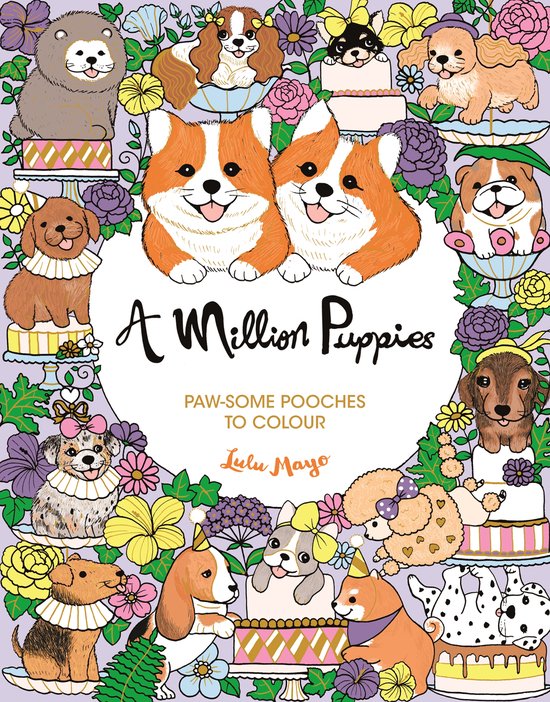 A Million Creatures to Colour-A Million Puppies - cover