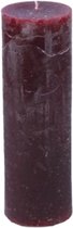 Branded By - Kaarsen 'Pillar' (Ø5cm x 15cm) - Wine Red (set van 9)