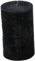 Branded By - Kaarsen 'Pillar' (Ø5cm x 8cm) - Black (set van 9)