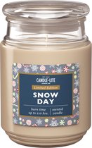Geurkaars Snow Day - Candle Lite 510 gram