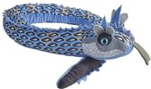 TX Store - knuffel slang - Sahara Horned Viper - 137cm - Blauw / zwart - Pluche knuffel - Stoer