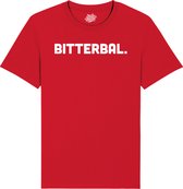 Bitterbal - Frituur Snack Cadeau -Grappige Eten En Snoep Spreuken Outfit - Dames / Heren / Unisex Kleding - Unisex T-Shirt - Rood - Maat XL