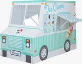 Role Play IJS & Cupcake Foodtruck - Speeltent voor kinderen - 147 x 86 x 107 cm - Premium Handgemaakt puur Katoen - Speelhuis voor binnen en buiten - Kindertent voor jongens en meisjes