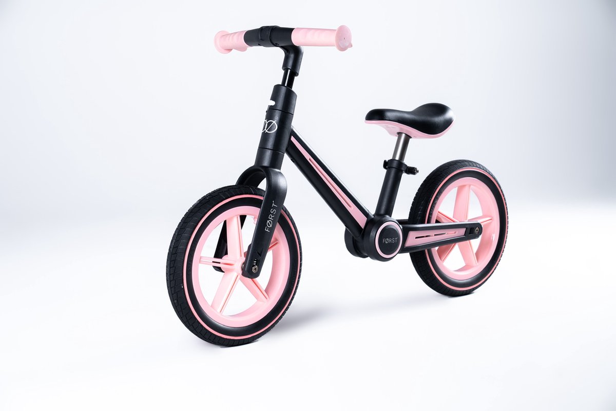 Først Loopfiets 2 Jaar - Balance Bike - Loop Fiets - Speelgoed Vanaf 2 Jaar - Jongens & Meisjes - Opvouwbaar - Roze — afbeelding 3