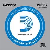D'Addario PL0105 Plain enkele snaar - Enkele snaar voor gitaar