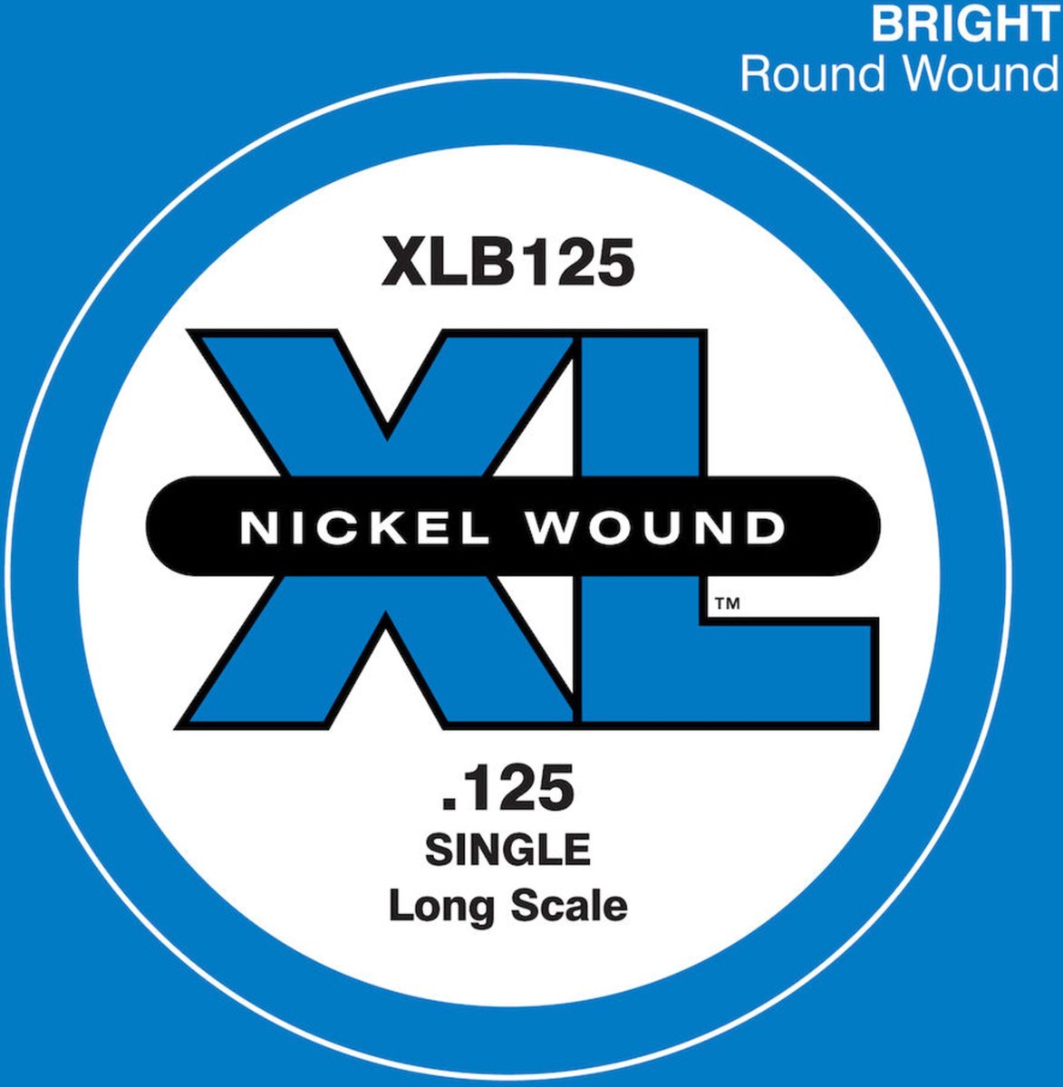 D'Addario XLB125 Nickel Wound Losse Bassnaar .125
