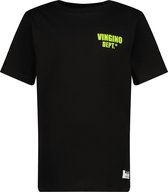 Vingino T-shirt Hasial Jongens T-shirt - Deep Black - Maat 176