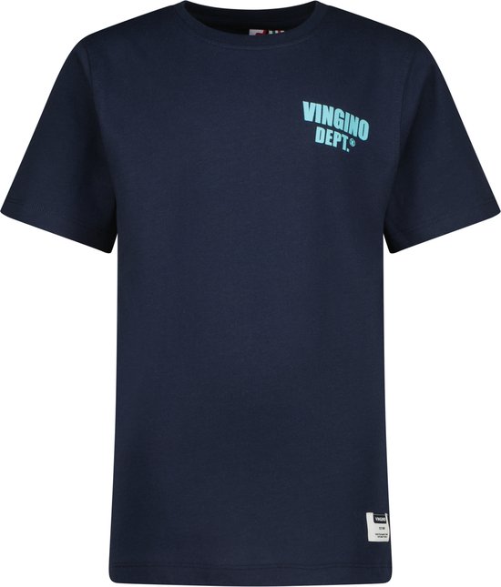 Vingino T-shirt Hasial Garçons T-shirt - Dark Blue - Taille 164