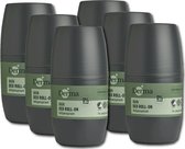 Derma Man - Deodorant Roller - Voordeelverpakking 6 x 50 ML - Anti-transpirant deodorant - Langwerkende bescherming - Hygiënisch aanbrengen