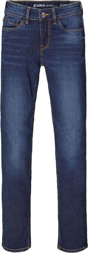 GARCIA Tavio Jongens Slim Fit Jeans Blauw - Maat 164 | bol