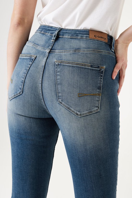 GARCIA Celia Dames Skinny Fit Jeans Blauw - Maat W25 X L30