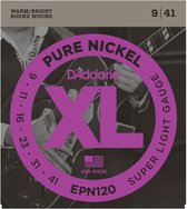 D'Addario EPN120 9-41 Pure nikkel Super Light - Elektrische gitaarsnaren
