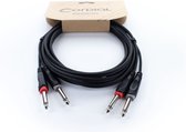 Cordial EU 1.5 PP Audiokabel 1,5 m - Audio kabel