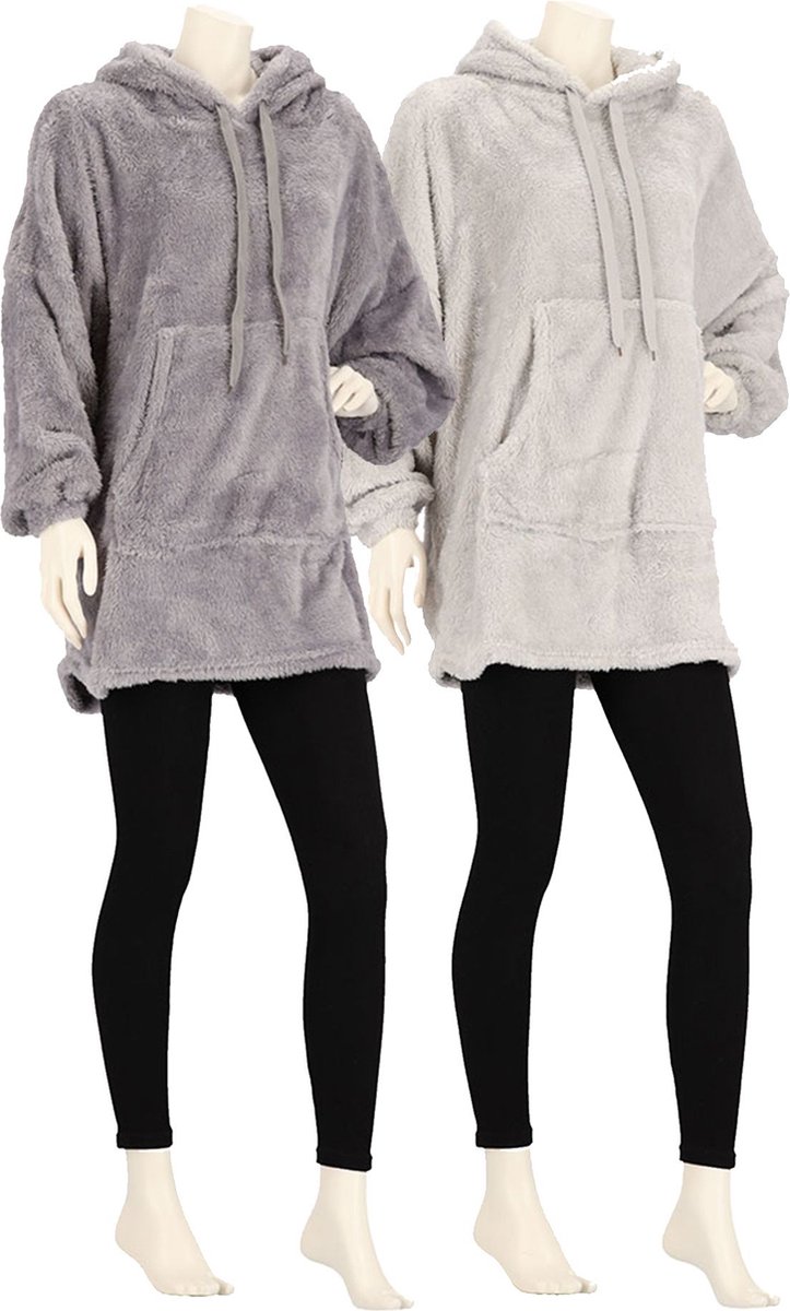 Apollo Ladies Huggle Hoodie Grijs