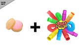 Fidget Toys - Pop Tubes - Dumpling Squishy - Fidget Toys Pakket - Pop Tubes 10 pack - antistress