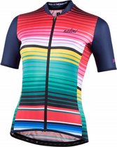 Nalini Fietsshirt Korte Mouwen Dames Multikleur - NEW TURIN 2006 STRIPED MULTICOLOR - L