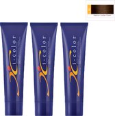 ISO i color Permanent Conditioning Crème Color 60ml 4G Medium Golden Brown x 3 tubes