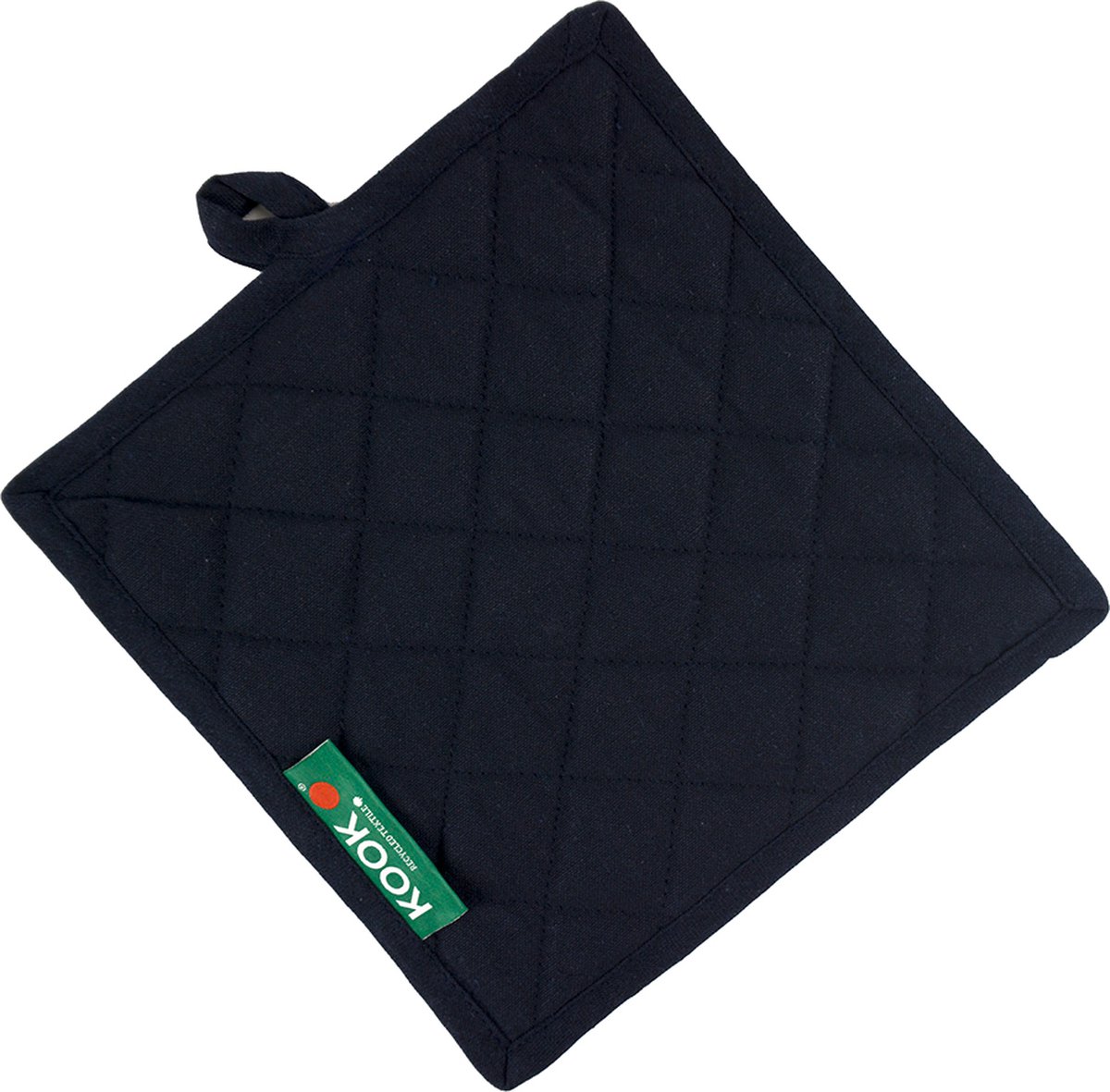 KOOK Pannenlap Recycled Donkerblauw 21 x 21 cm