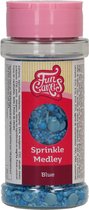 FunCakes Sprinkles Taartdecoratie - Sprinkle Medley - Blauw - 70g