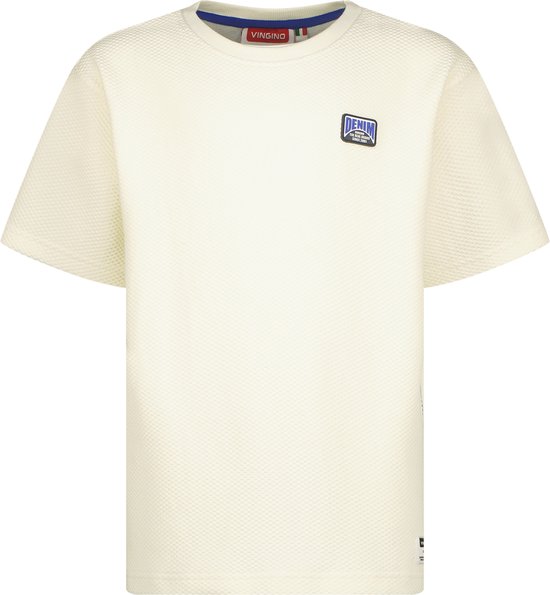 Vingino T-shirt Hasta Jongens T-shirt - Cloud White - Maat 128