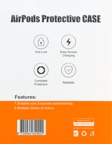 Premium Hoesje Geschikt Voor Airpods Pro Case Rood Oplaadcase Leer
