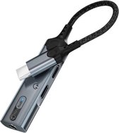 Adaptateur pour écouteurs 3 en 1 USB Type-C à 3.5mm/ Dual USB C PD60W 32 bits/384KHz, convertisseur Audio Aux Convertisseur analogique-digital pour iPad Pro Samsung