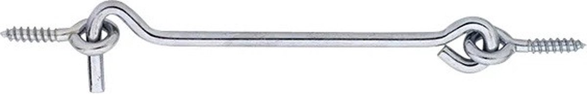 Windhaak met schroefoog - 250 x 6mm - Gegalvaniseerd